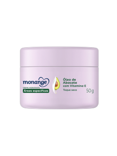 MONANGE HIDRATANTE ÁREAS ESPECÍFICAS ABACATE 50G